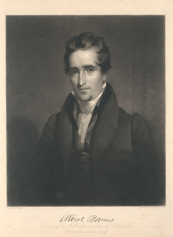 Engraved portrait of a young man with dark wavy hair, high white collar and dark coat, seated, half length