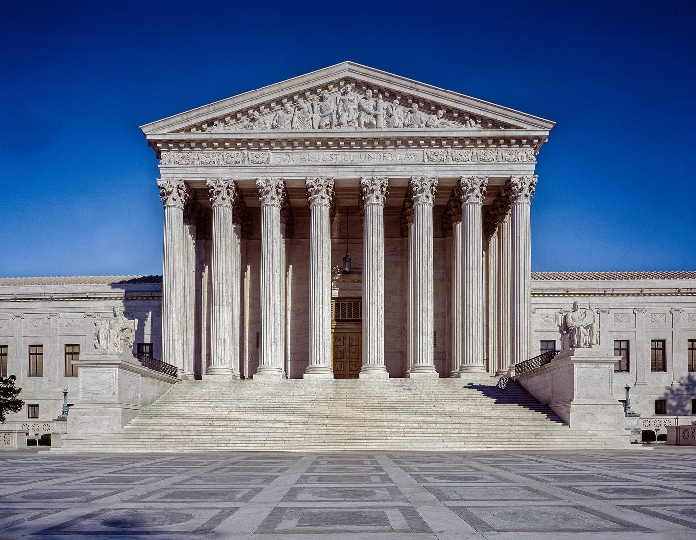 West front of the U.S. Supreme Court building in Washington, D.C.