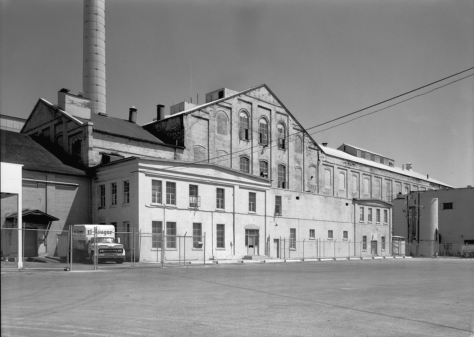Historic American Engineering Record photograph of the Garland beet sugar factory in northern Utah